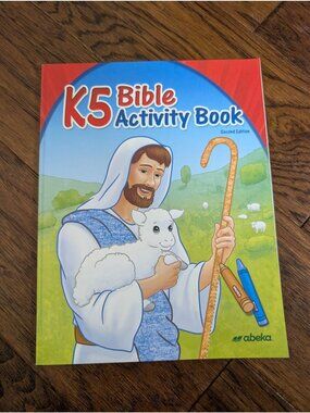 K5 Bible Activity Book Abeka Christian Homeschool Curriculum Unused Second Editi
